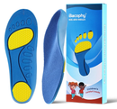 Bacophy Kids Orthotic Arch Support Shoe Insoles, Children Pu Cushioning Inserts,