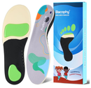 Bacophy Kids Arch Support Orthotic Insoles, Children Pu Cushioning Inserts,