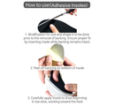 2 Pairs of Adhesive Insoles That Absorb Sweat and Always Stay in Place for Sockless Shoes