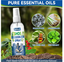 Shoe Deodorizer Spray, Natural Deodorant Spray for Men and Women, Extra Strength Odor Eliminator for Feet, Shoes and Gym Bags,