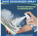 Shoe Deodorizer Spray, Natural Deodorant Spray for Men and Women, Extra Strength Odor Eliminator for Feet, Shoes and Gym Bags,