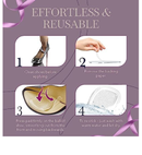 Ballotte Metatarsal Pads for Women, Silicone Gel Foot Cushions for High Heels, Ball of Foot Pain Relief,
