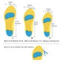 Insoles Memory Foam Insoles Shoes Inserts for Men and Women,