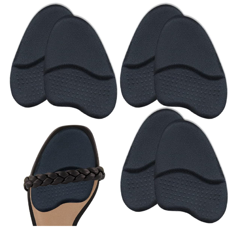 Metatarsal Pads for Women, Anti-Sliding Pads for Open Toe Shoes, Ball of Foot Cushions, Shoe Filler,