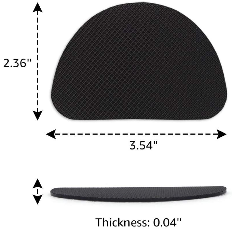 Non-Slip Shoes Pads (4 Pairs) - High Heels Anti-Slip Shoe Grips, Adhesive Sole Protectors