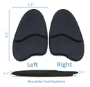 Metatarsal Pads for Women, Anti-Sliding Pads for Open Toe Shoes, Ball of Foot Cushions, Shoe Filler,