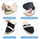 Metatarsal Pads for Women, Anti-Sliding Pads for Open Toe Shoes, Ball of Foot Cushions, Shoe Filler,
