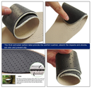 Leather Insoles for Women Brown Ultra-Thin Leather Inserts for Women Activated Carbon Insoles