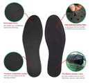 Black Leather Insoles for Men Thin Soles Replacement Nonslip Shoe Pads Shoes Inserts