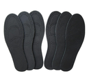 Black Leather Insoles for Men Thin Soles Replacement Nonslip Shoe Pads Shoes Inserts