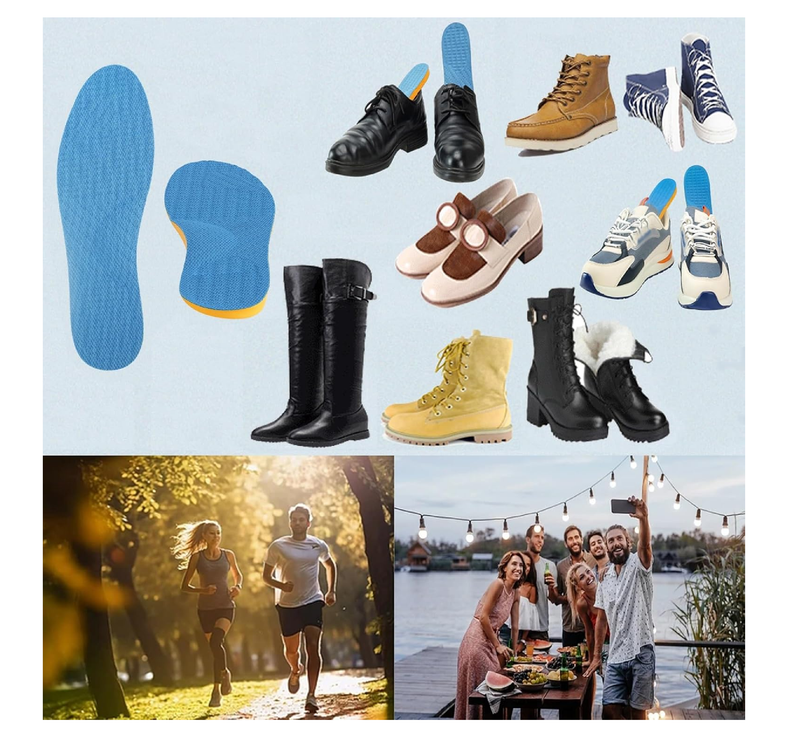 Supination Insoles,Arch Support Inserts,Plantar Fasciitis Orthotic Insoles