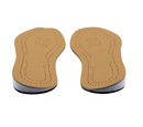 Supination Insoles,O/XO Leg Orthopedic Corrective Brown Insoles,for Foot Alignment,