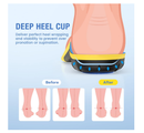 Plantar Fasciitis Insoles - High Arch Support Inserts, Gel Cushion, Relief for Flat Feet