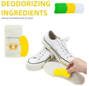 100pcs Shoe Deodorizing Stickers, Natural Shoe Odor Removal Stickers, Deodorizing Stickers for Shoes(White)