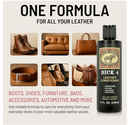 Bick 4 Leather Conditioner and Leather Cleaner 8 oz - Will Not Darken Leather