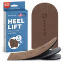 Adjustable Orthopedic Heel Lift Inserts - 3-Layer Rubber Shoe Insert for Heel Pain and Leg Length Discrepancies