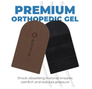Adjustable Orthopedic Heel Lift Inserts - 3-Layer Rubber Shoe Insert for Heel Pain and Leg Length Discrepancies