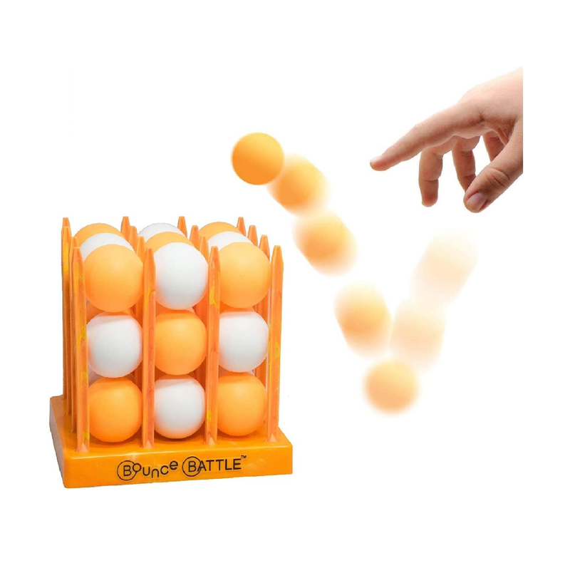 Bounce Battle Game Set Marbled Edition  an Addictive Game of Strategy Skill & Chance