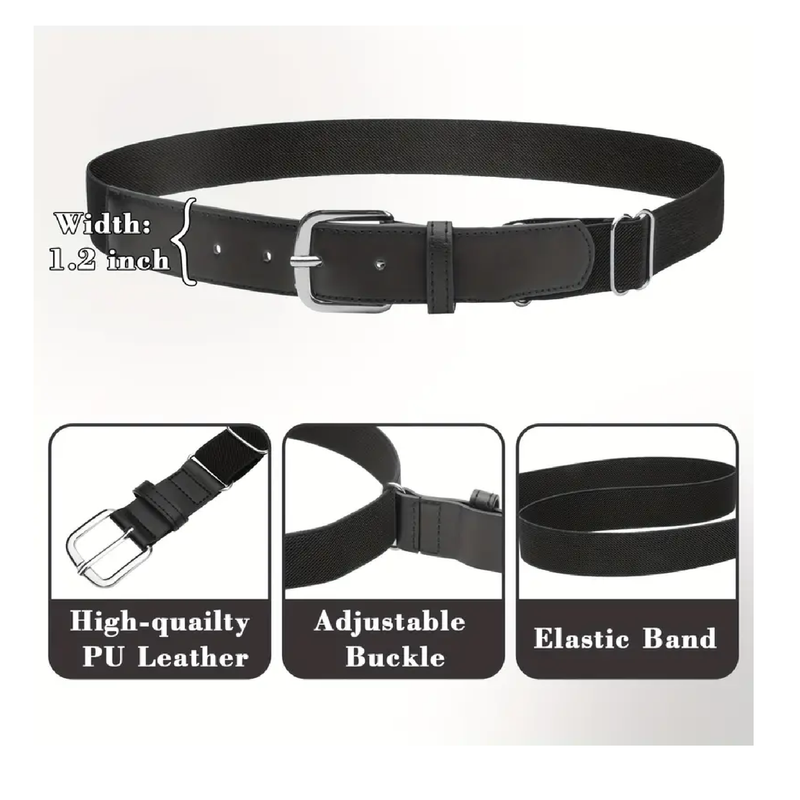 Boys Adjustable Elastic Sports Woven Belt