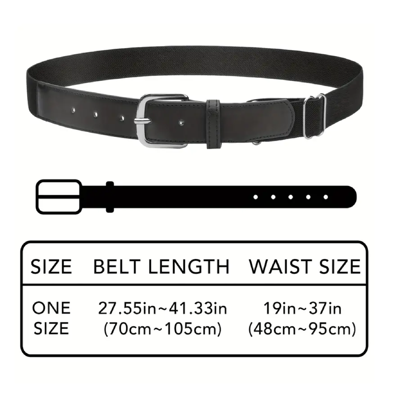 Boys Adjustable Elastic Sports Woven Belt