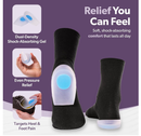 BraceAbility Heel Spur Cups | Medical-Grade Silicone Plantar Fasciitis Insole Cushion Pads,