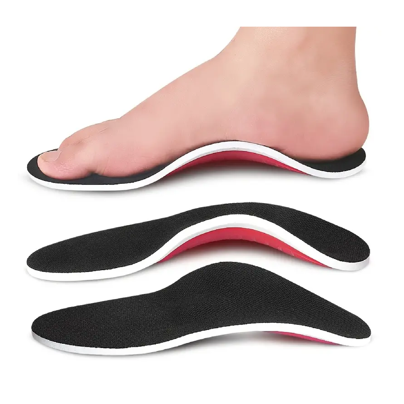 Breathable EVA Arch Support Insoles - Cuttable Shoe Pads (Size Up Recommended)