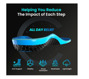 Bukihome Hike Support Insoles for Men Women - Comfort Carbon Fiber Orthotic Inserts for Hiking Boots or Sports Shoes