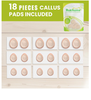 Bukihome Extra Thick Callus Remover,Felt Callus Pads,Protect Calluses from Rubbing on Shoes，Reduce Foot and Heel Pain，