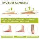Arch Support Shoe Inserts & Insoles - Bukihome Gel Arch Inserts for Flat Feet, Plantar Fasciitis
