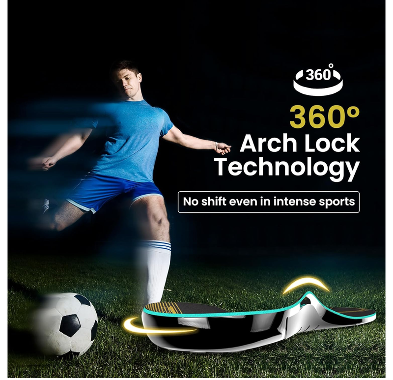 Bukihome Aerospace-Grade Carbon Fiber Insoles - Sports & Daily Use - Lightweight Arch Support