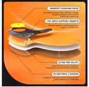 Bukihome Work Boot Insoles for Construction & Standing All Day - Heavy Duty Orthotic Shoe Inserts with Shock Absorption,