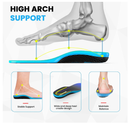 Carbon Fiber Insoles for Men & Women - Bukihome（1 Pair） High Arch & Rigid Support - Non-Cleated Shoes - Running, Hiking