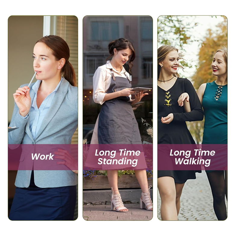 Heel Grips Metatarsal Pads Set for Pain Relief - Bukihome Ball-of-Foot Cushions for Forefoot Pain Relief,