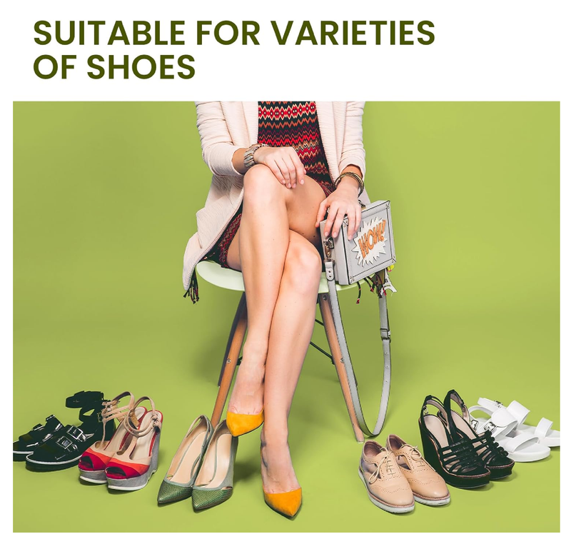 Arch Support Shoe Inserts & Insoles - Bukihome Gel Arch Inserts for Flat Feet, Plantar Fasciitis