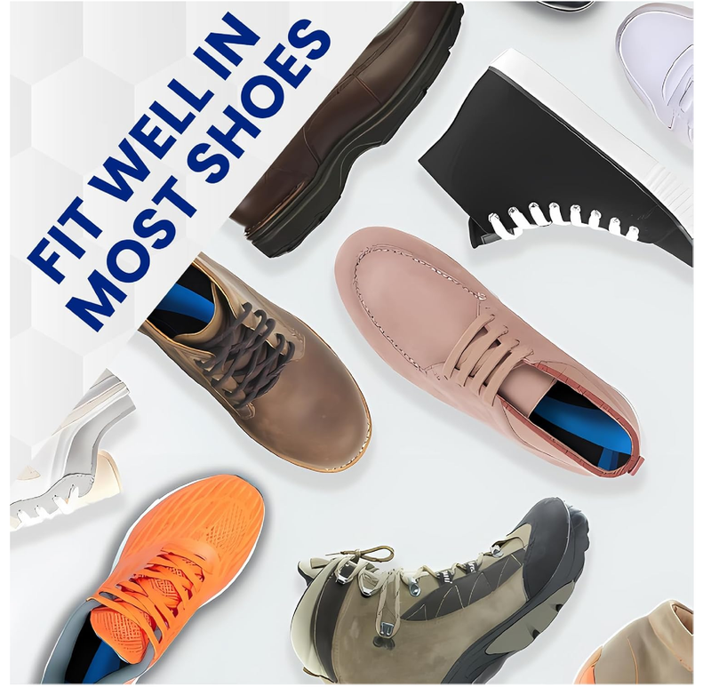 Heel Lifts for Pain Relief - Bukihome Heel Pads Achilles Tendonitis, Leg Length Discrepancy