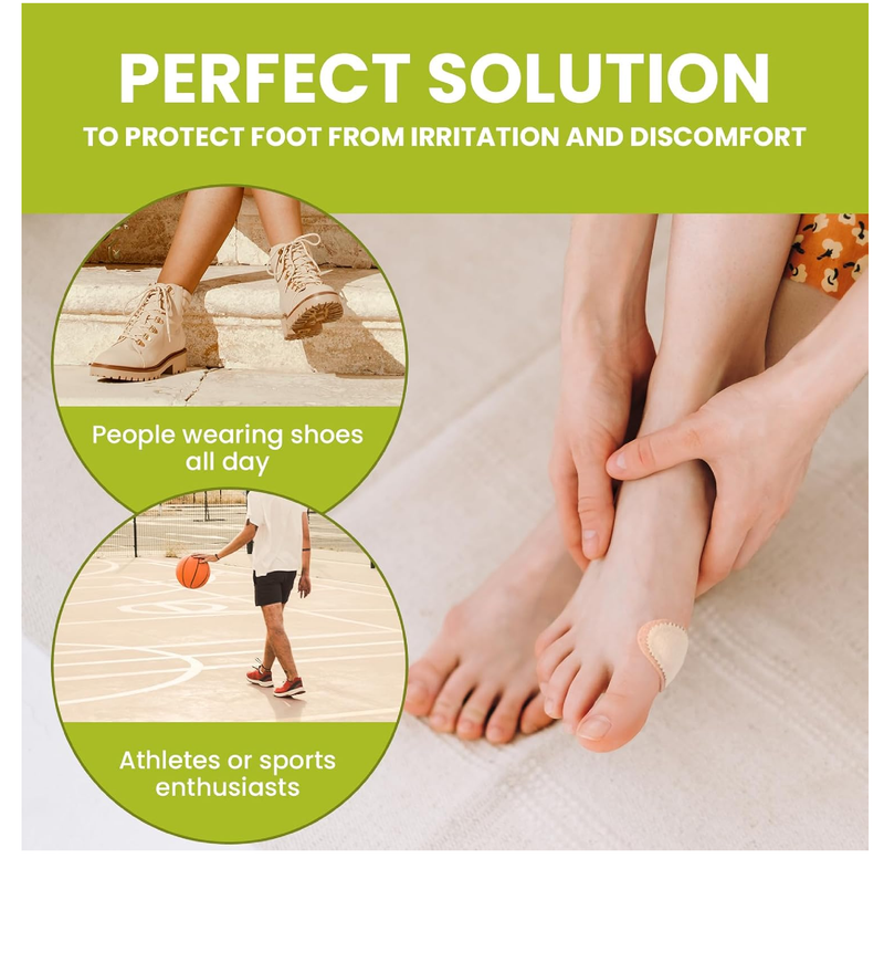 Bukihome Extra Thick Callus Remover,Felt Callus Pads,Protect Calluses from Rubbing on Shoes，Reduce Foot and Heel Pain，