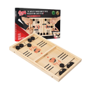 Bungee Table Large Fast Sling Puck Game Fast Paced Fun for a Family Game Night or for a Party with Friends Test Your Speed and Accuracy with This Wooden Hockey Board Game