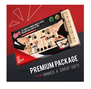 Bungee Table Large Fast Sling Puck Game Fast Paced Fun for a Family Game Night or for a Party with Friends Test Your Speed and Accuracy with This Wooden Hockey Board Game