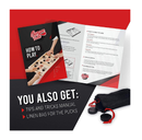 Bungee Table Large Fast Sling Puck Game Fast Paced Fun for a Family Game Night or for a Party with Friends Test Your Speed and Accuracy with This Wooden Hockey Board Game