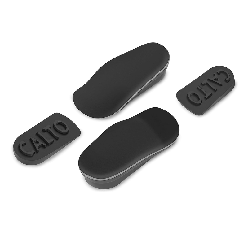 CALTO Premium Height Increase Insole - Ergonomic Heel Lifts for Elevator Shoe Increasing Effect - 3/4 Length Insole