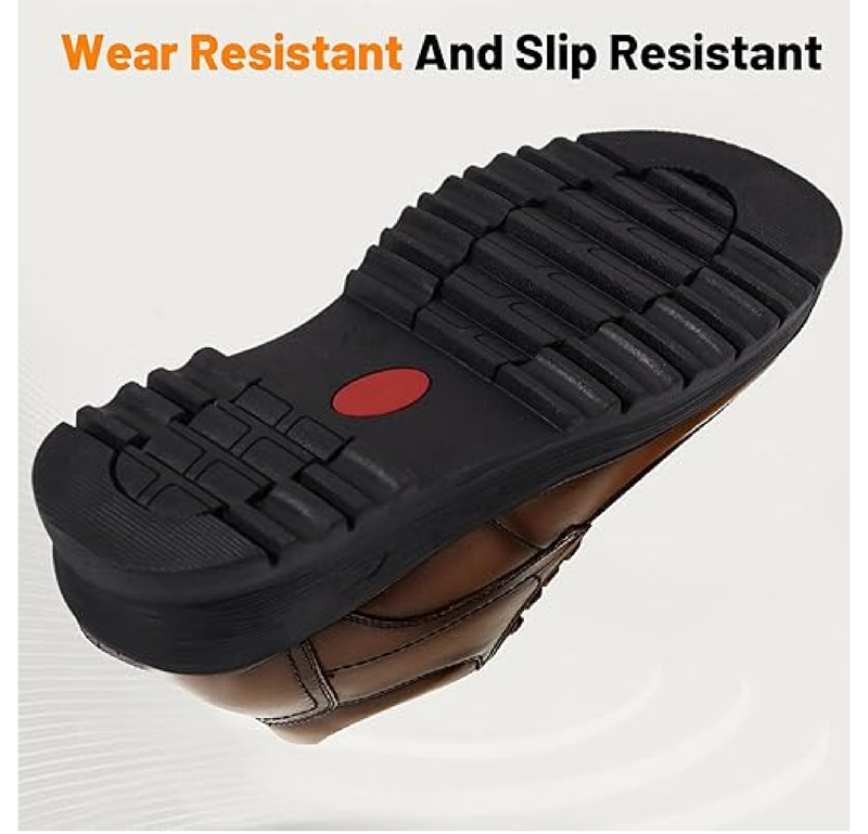 CHGCRAFT 1 Pair Shoe Replacement Rubber Full Out Sole A Pair Non-Skid Leather Shoes Wear Resistant Sole