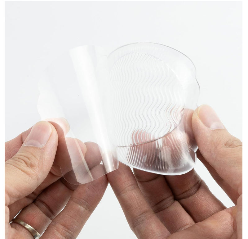 2 Pair Gel Cushion Insoles, 3/4 Gel Cushion Insoles for Women, Non-Skidding Shoe Insoles for High Heels Sandals Flats Boots