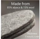Alpaca Wool Warm Shoe Insert - Wool Shoe Insoles for Boot Soft Winter Warm Shoe