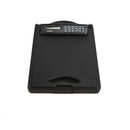 Mind Reader CLIPCALC-BLK Clipboard Calculator | Plastic Letter | Bottom Opening Storage
