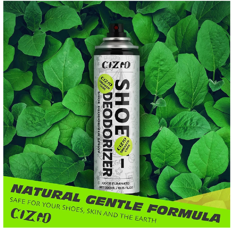 COZGO Shoe Deodorizer Spray, Shoe Refresher, Shoe Odor Smell Eliminator, 300ml (10oz) Long-Lasting Quick