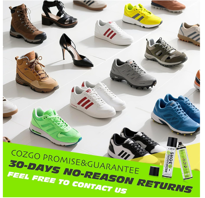 COZGO Shoe Deodorizer Spray, Shoe Refresher, Shoe Odor Smell Eliminator, 300ml (10oz) Long-Lasting Quick