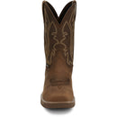 Justin Work Men's Nitread 11" Waterproof Nano Comp Toe Boot - Taupe (CR3207) - View 7