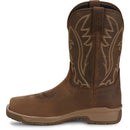 Justin Work Men's Nitread 11" Waterproof Nano Comp Toe Boot - Taupe (CR3207) - View 8