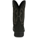 Justin Work Men's Nitread 11" Waterproof Nano Comp Toe Boot - Black (CR3208) - View 5