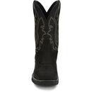 Justin Work Men's Nitread 11" Waterproof Nano Comp Toe Boot - Black (CR3208) - View 7
